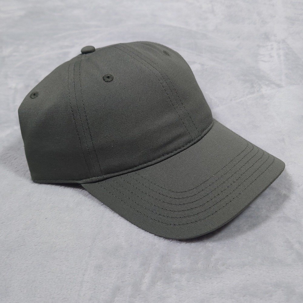AS Colour Blank Strap Back Hat Cap Access Six Panel Army Green Twill Cotton NEW